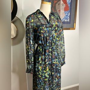 Kensie Black Long Sleeve Dress